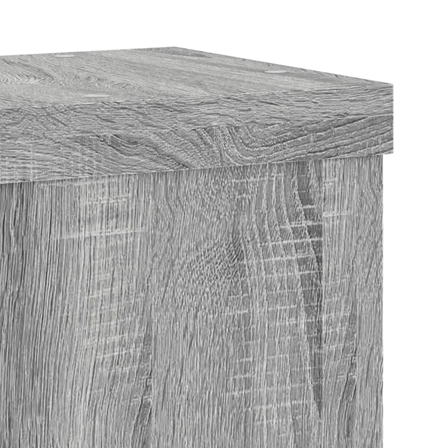 Supports pour plantes 2 pcs sonoma gris bois d'ingénierie - 7