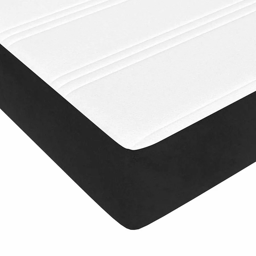 Matelas à ressorts ensachés 160 x 220 cm Noir - 5