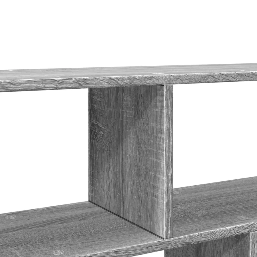Étagère murale sonoma gris 100x25x50 cm bois ingénierie - 8