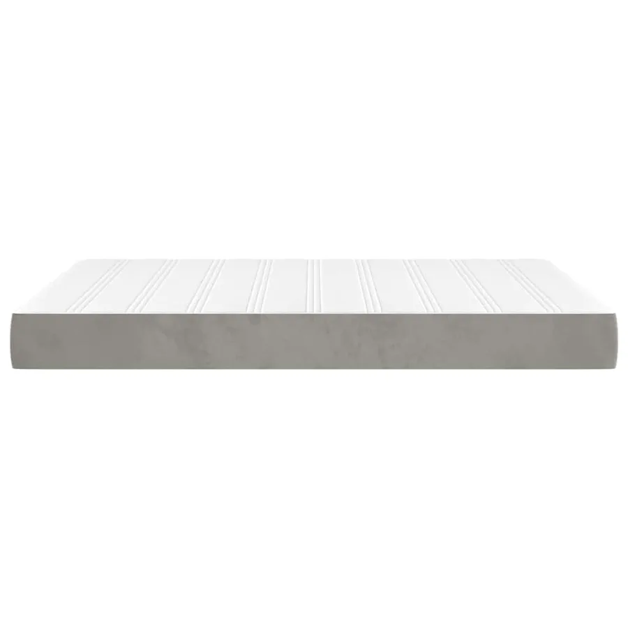 Matelas à ressorts ensachés 140 x 220 cm Gris clair - 4