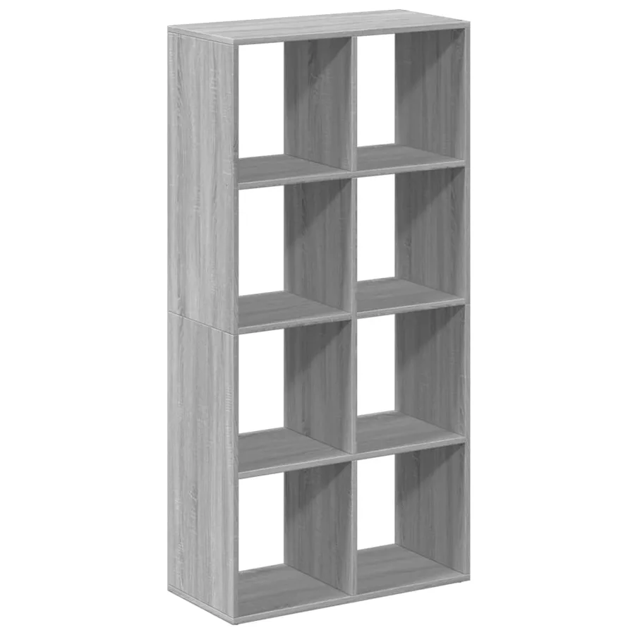 Étagère séparatrice de pièce sonoma gris 69,5x29x137,5 cm - 2