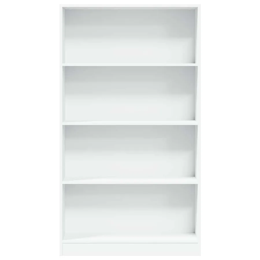Bibliothèque blanc 80x24x143 cm bois d'ingénierie - 4