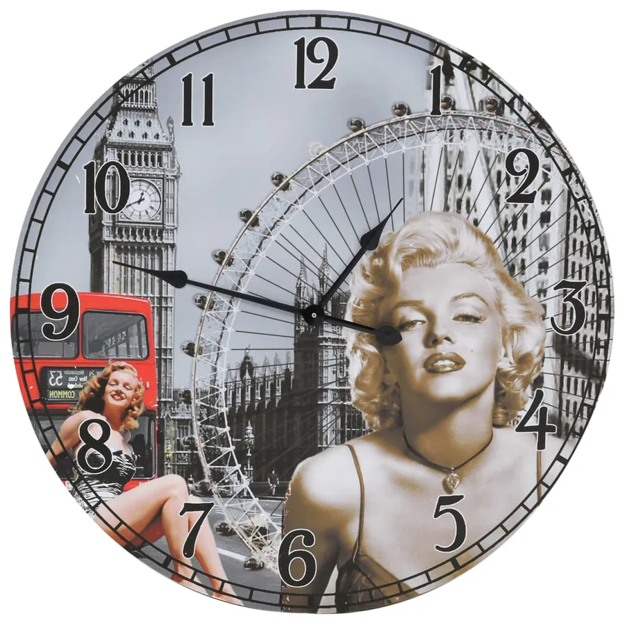 Horloge murale vintage 60 cm - 2