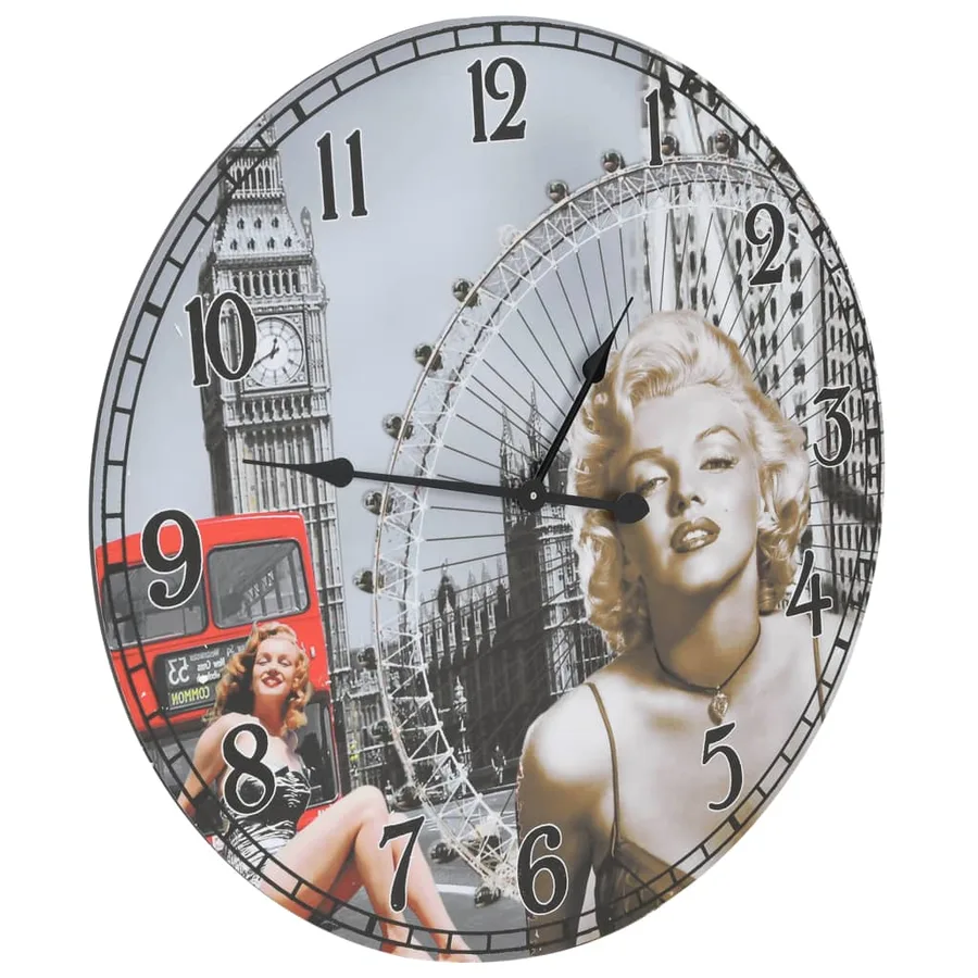 Horloge murale vintage 60 cm - 3