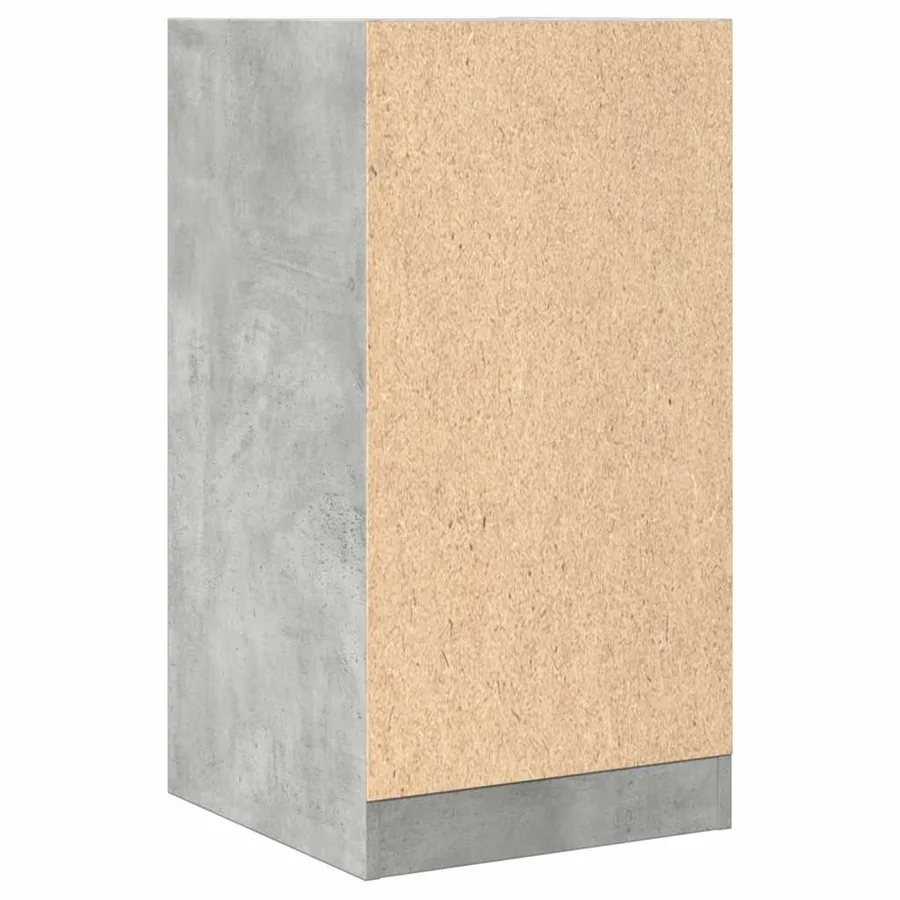 Armoire d'apothicaire gris béton 40x41x77,5cm bois d'ingénierie - 6