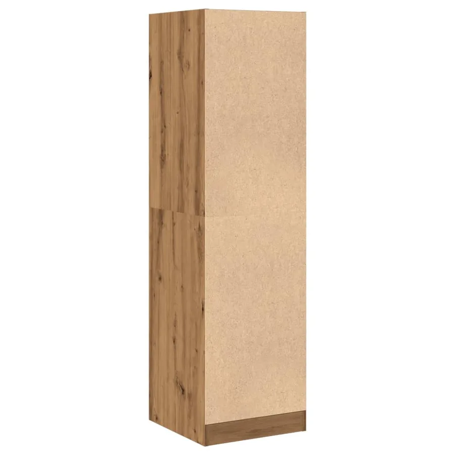 Armoire d'apothicaire chêne artisanal bois d'ingénierie - 6