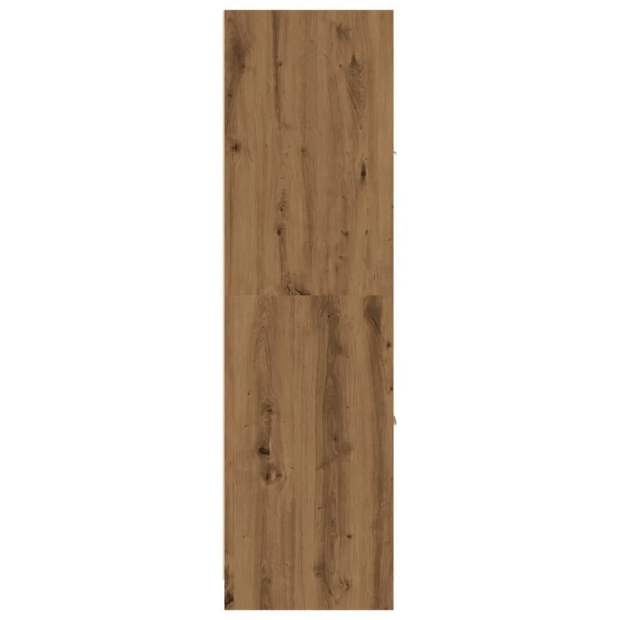 Armoire d'apothicaire chêne artisanal bois d'ingénierie - 7
