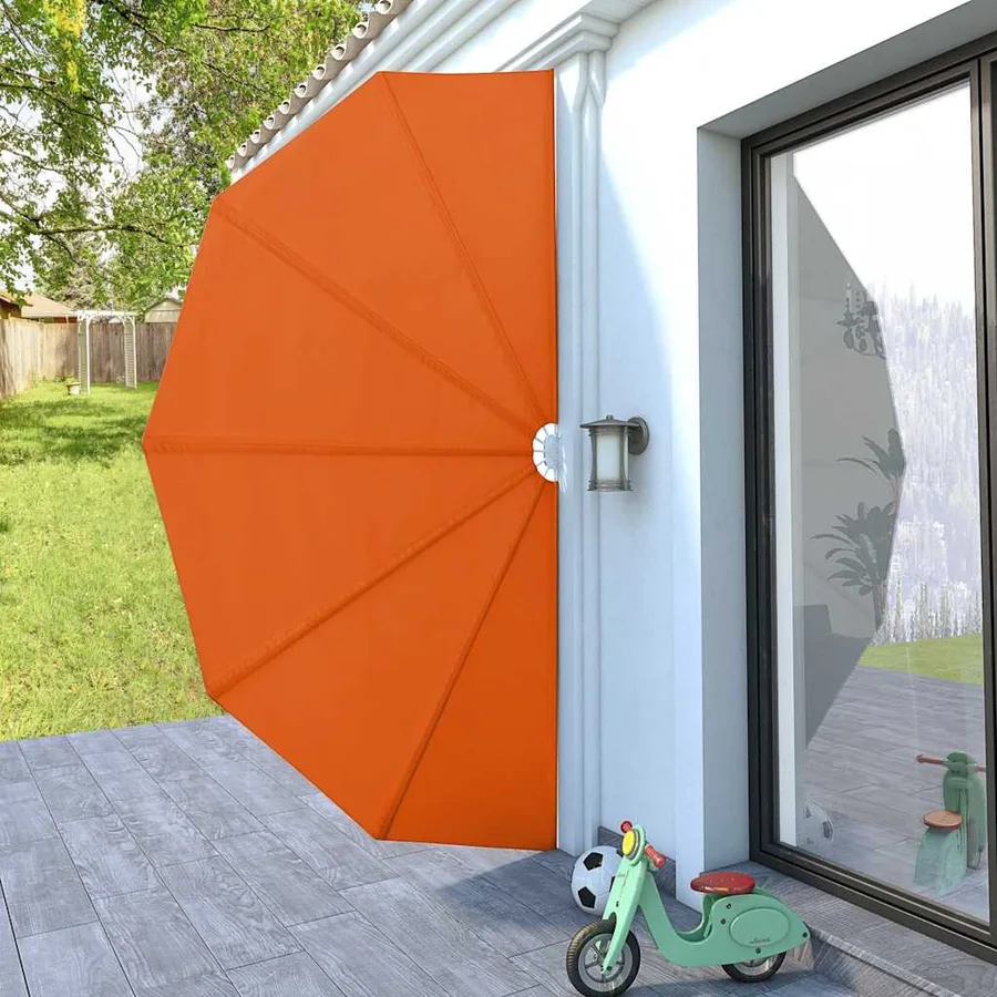 Auvent latéral pliable de terrasse Terre cuite 200 cm - 3