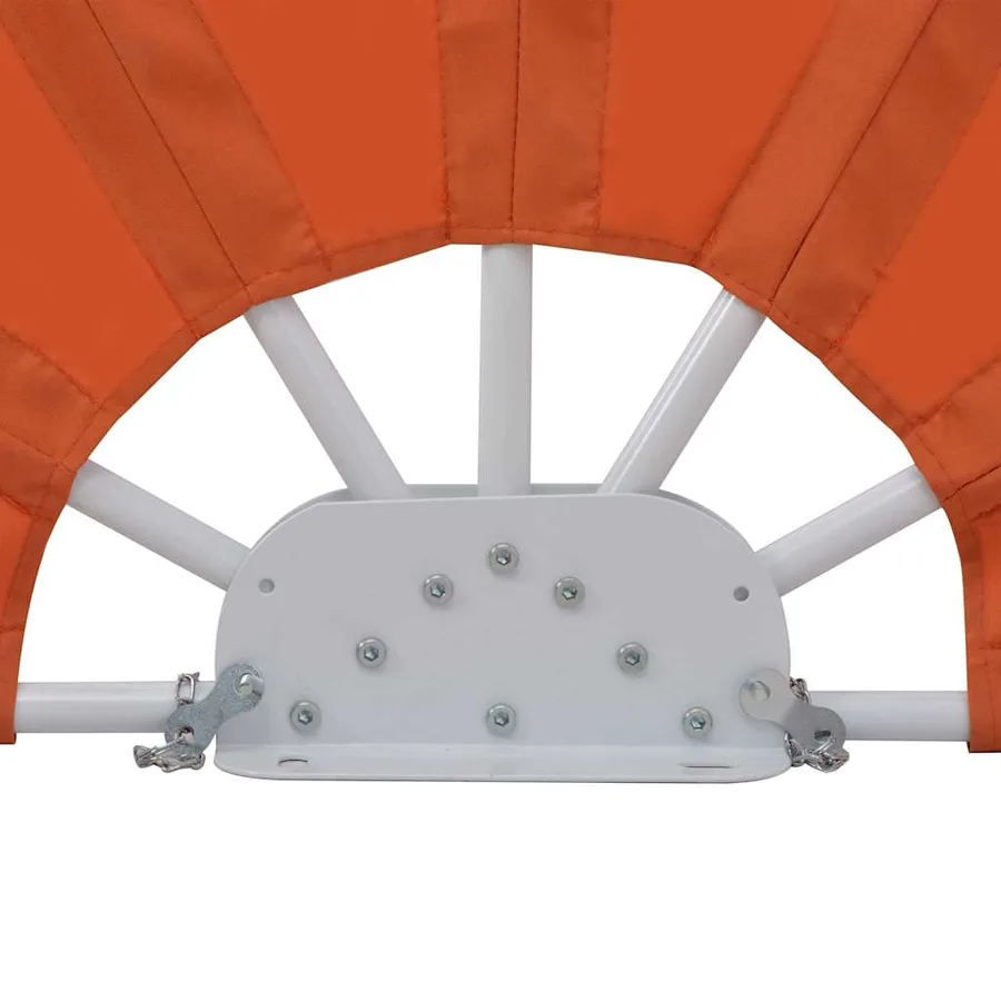 Auvent latéral pliable de terrasse Terre cuite 200 cm - 8