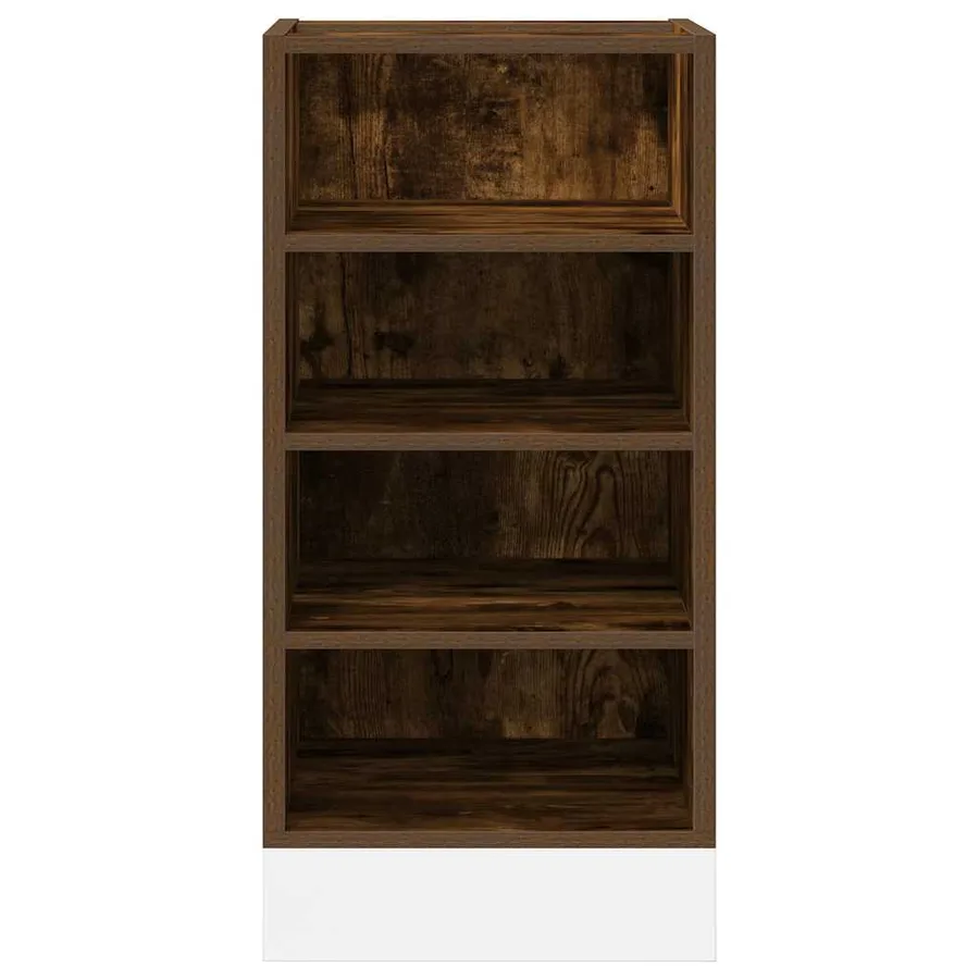 Meuble bas "Riga" Chêne fumé 40 x 44,5 x 81,5 cm Bois d'ingénierie - 4