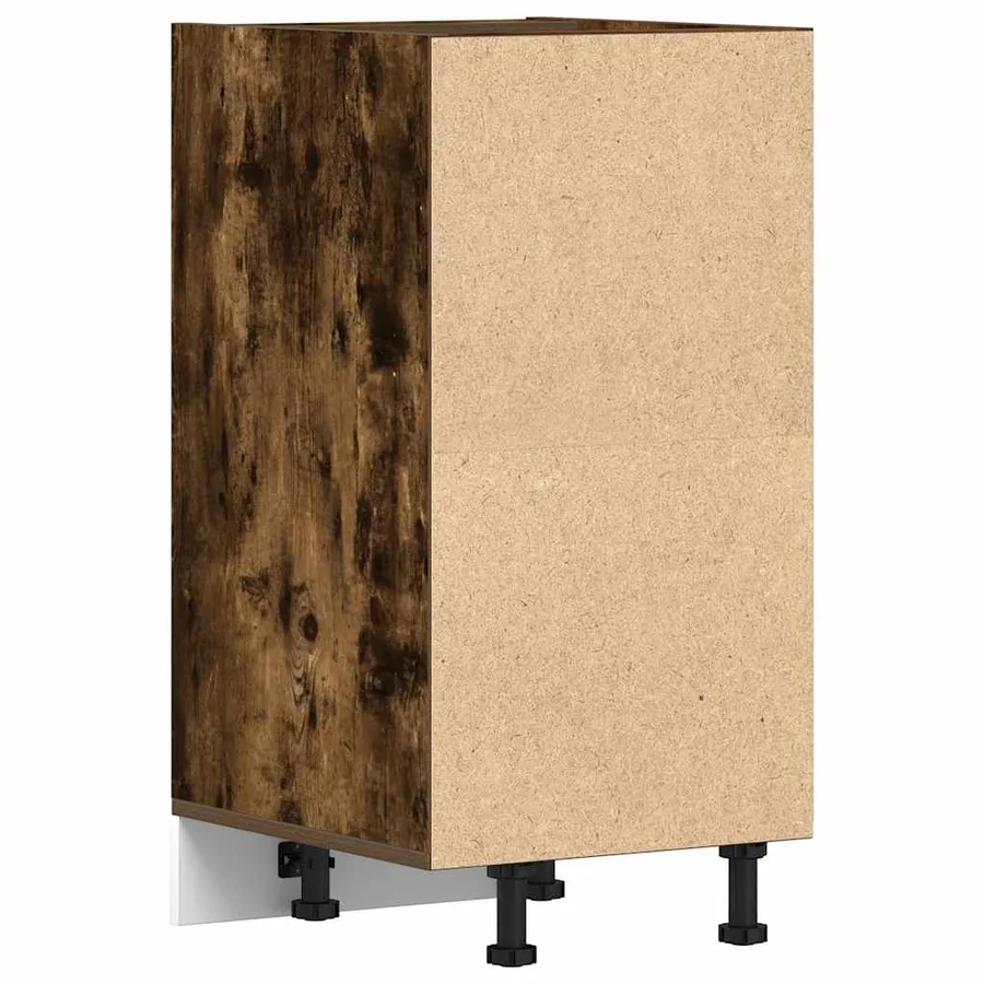 Meuble bas "Riga" Chêne fumé 40 x 44,5 x 81,5 cm Bois d'ingénierie - 6