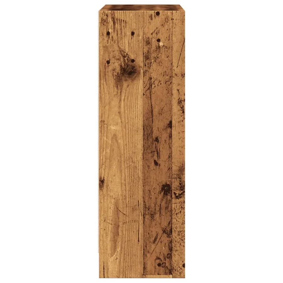 Bibliothèque vieux bois 60x24x76 cm bois d'ingénierie - 6