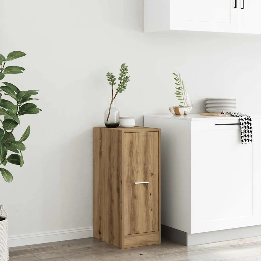 Armoire d'apothicaire chêne artisanal bois d'ingénierie