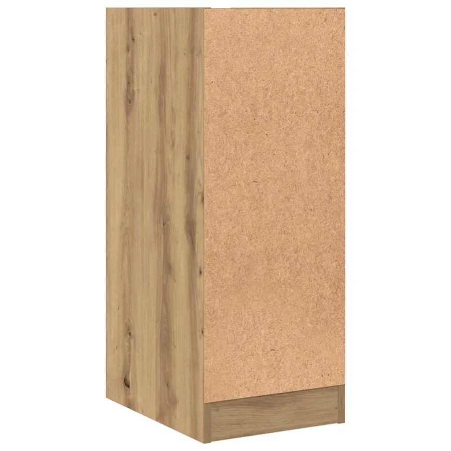 Armoire d'apothicaire chêne artisanal bois d'ingénierie - 6