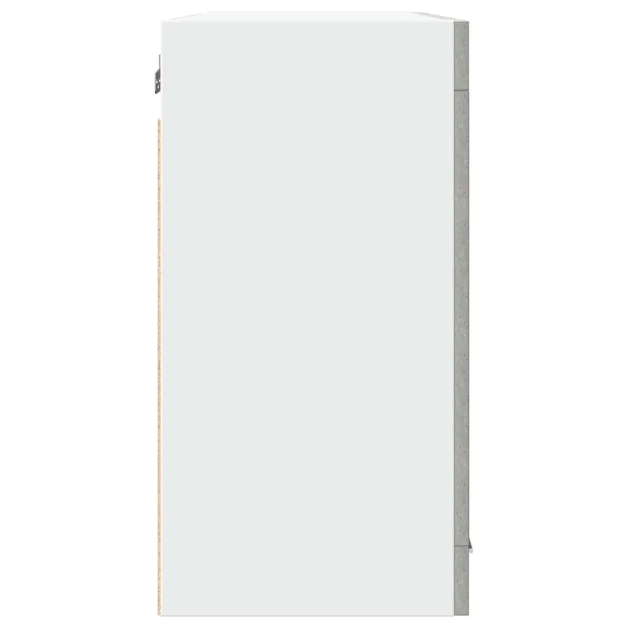 Vitrine suspendue "Lyon" Gris béton 80 x 31 x 60 cm - 5