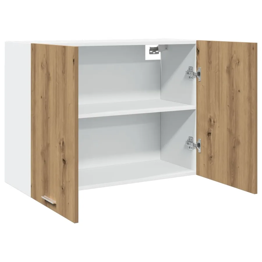 Armoire suspendue "Lyon" Chêne artisanal 80 x 31 x 60 cm Bois d'ingénierie - 5