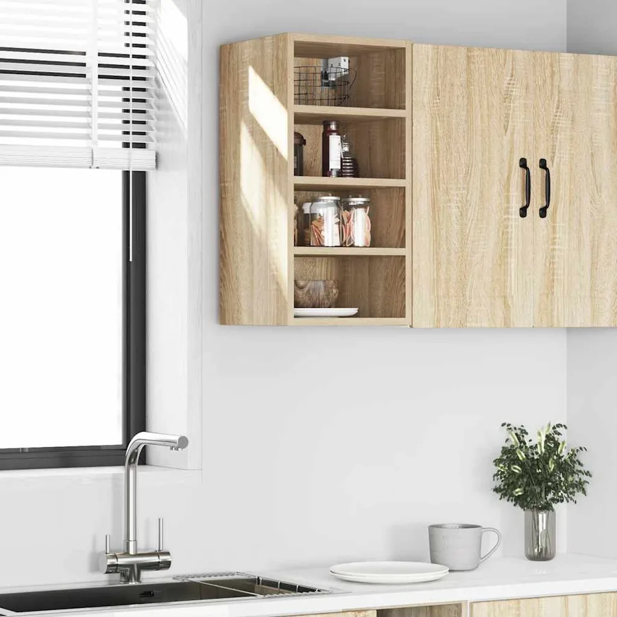Armoire suspendue "Riga" Chêne Sonoma 30 x 29,5 x 60 cm Bois d'ingénierie - 3
