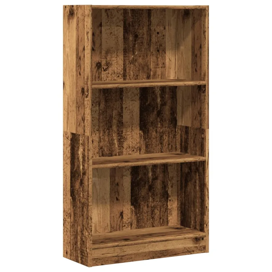 Bibliothèque vieux bois 60x24x109 cm bois d'ingénierie - 2