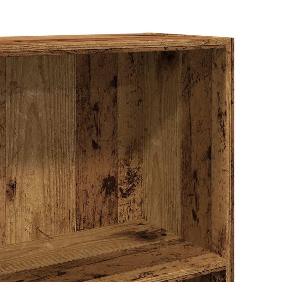 Bibliothèque vieux bois 60x24x109 cm bois d'ingénierie - 7