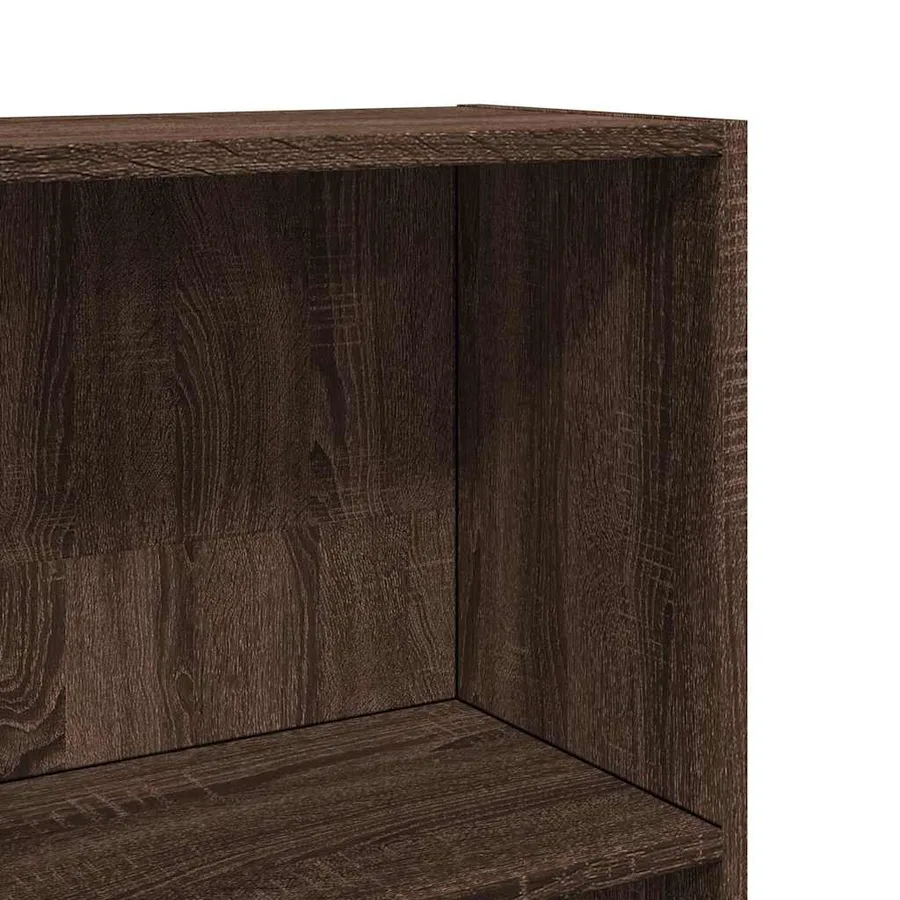 Bibliothèque chêne marron 40x24x143 cm bois d'ingénierie - 7
