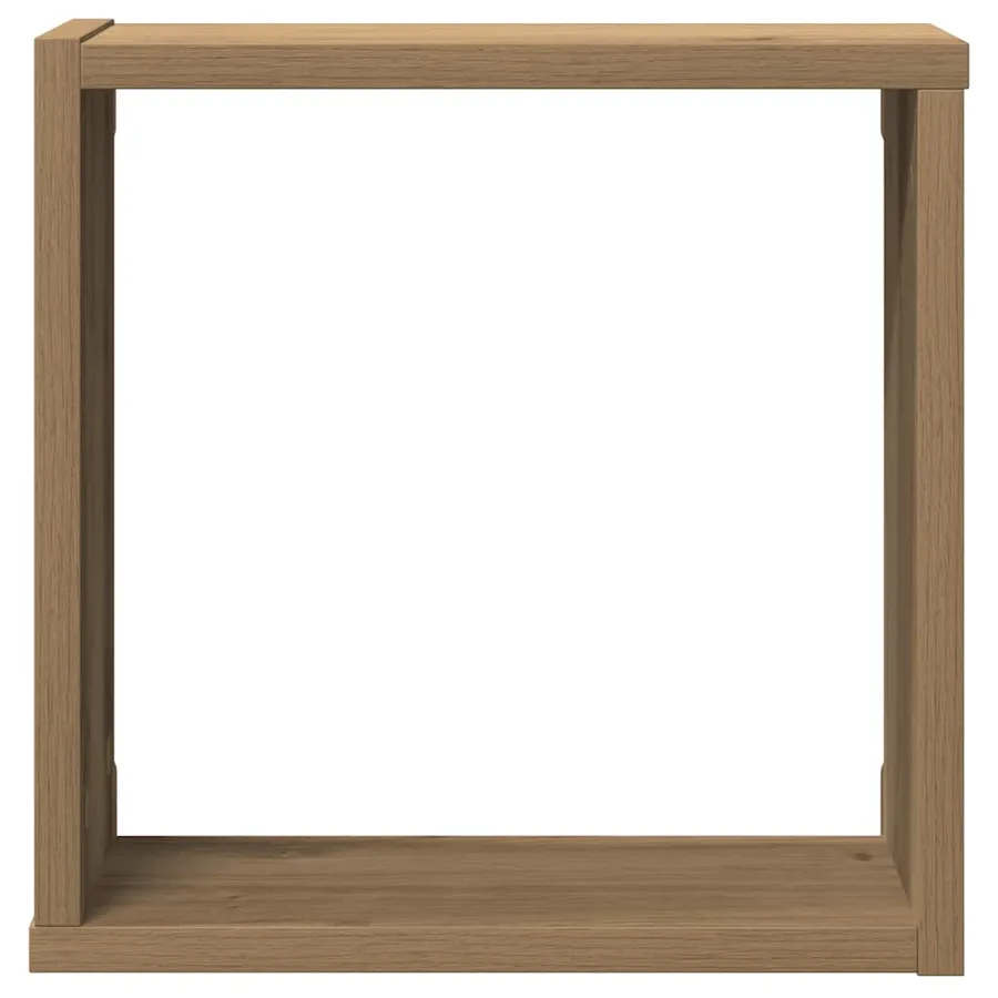 Étagères cube murales 2 pcs chêne artisanal bois ingénierie - 5