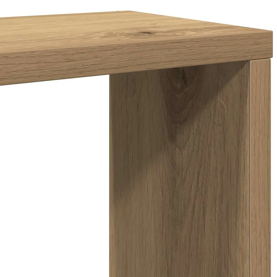 Étagères cube murales 2 pcs chêne artisanal bois ingénierie - 8