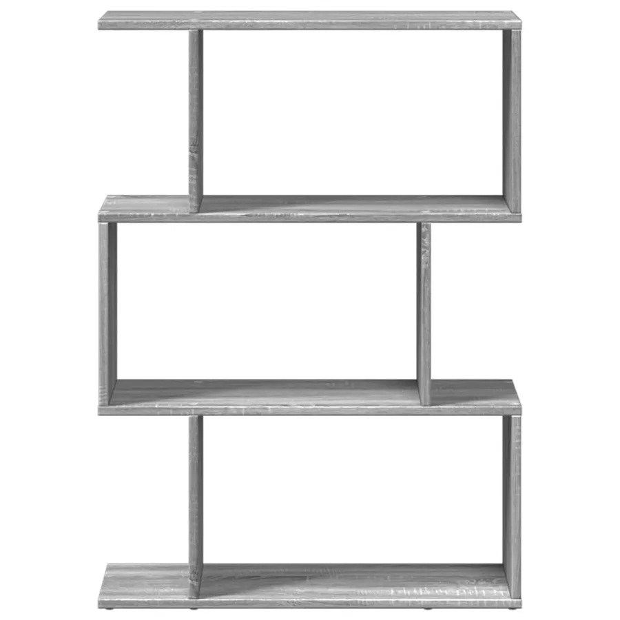 Étagère séparatrice de pièce à 3 niveaux sonoma gris 70x24x97cm - 5