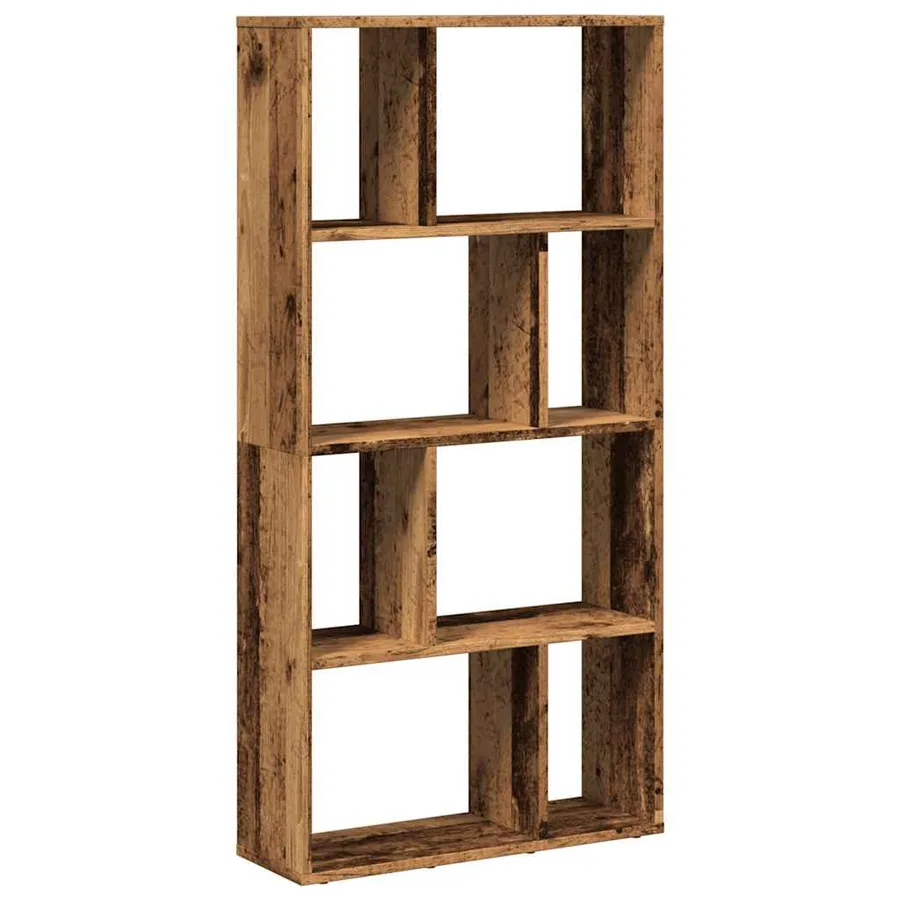 Bibliothèque vieux bois 60x20x120,5 cm bois d'ingénierie - 2