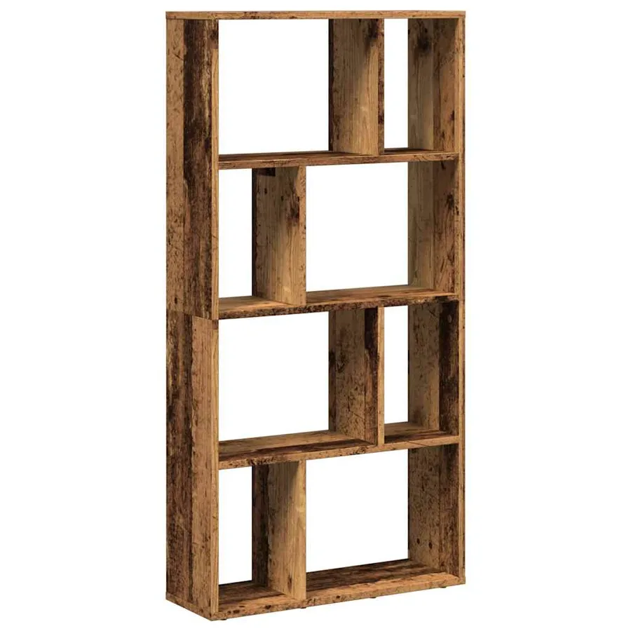 Bibliothèque vieux bois 60x20x120,5 cm bois d'ingénierie - 6
