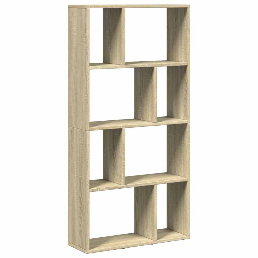 Bibliothèque chêne sonoma 60x20x120,5 cm bois d'ingénierie - 2