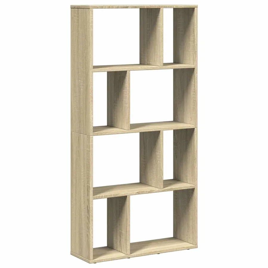 Bibliothèque chêne sonoma 60x20x120,5 cm bois d'ingénierie - 6