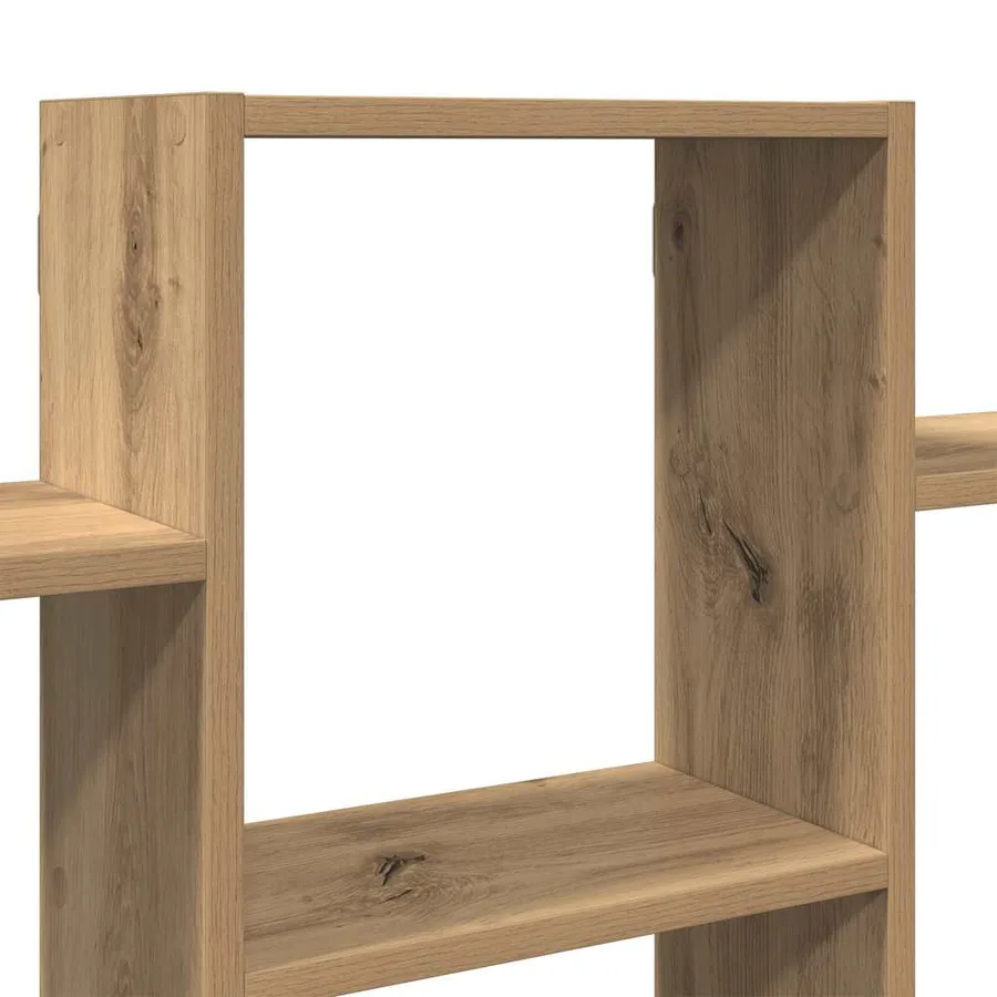 Étagère murale chêne artisanal 159x18x66 cm bois d'ingénierie - 7