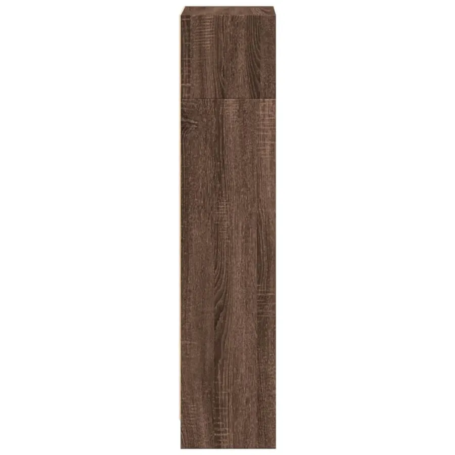 Bibliothèque chêne marron 40x24x109 cm bois d'ingénierie - 6