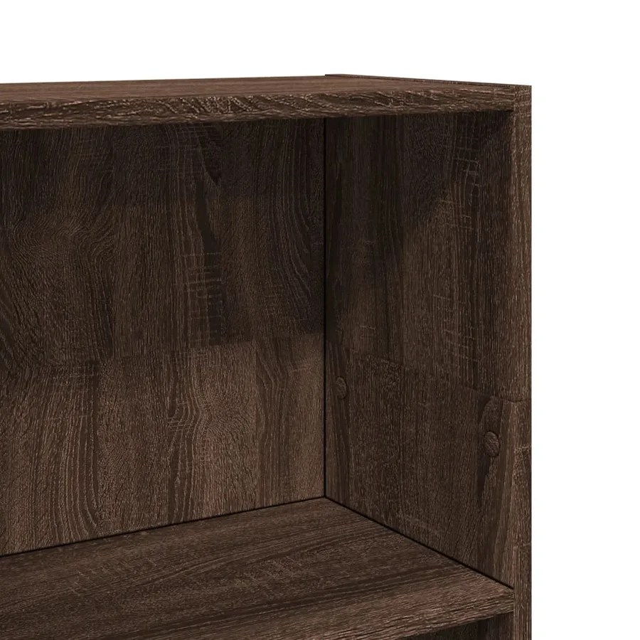 Bibliothèque chêne marron 40x24x109 cm bois d'ingénierie - 7