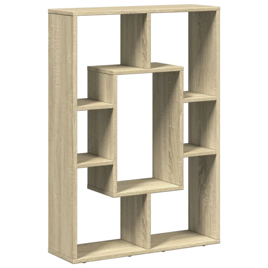 Bibliothèque chêne sonoma 63x20x90 cm bois d'ingénierie - 2
