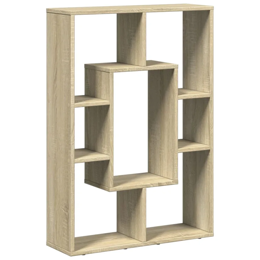 Bibliothèque chêne sonoma 63x20x90 cm bois d'ingénierie - 7