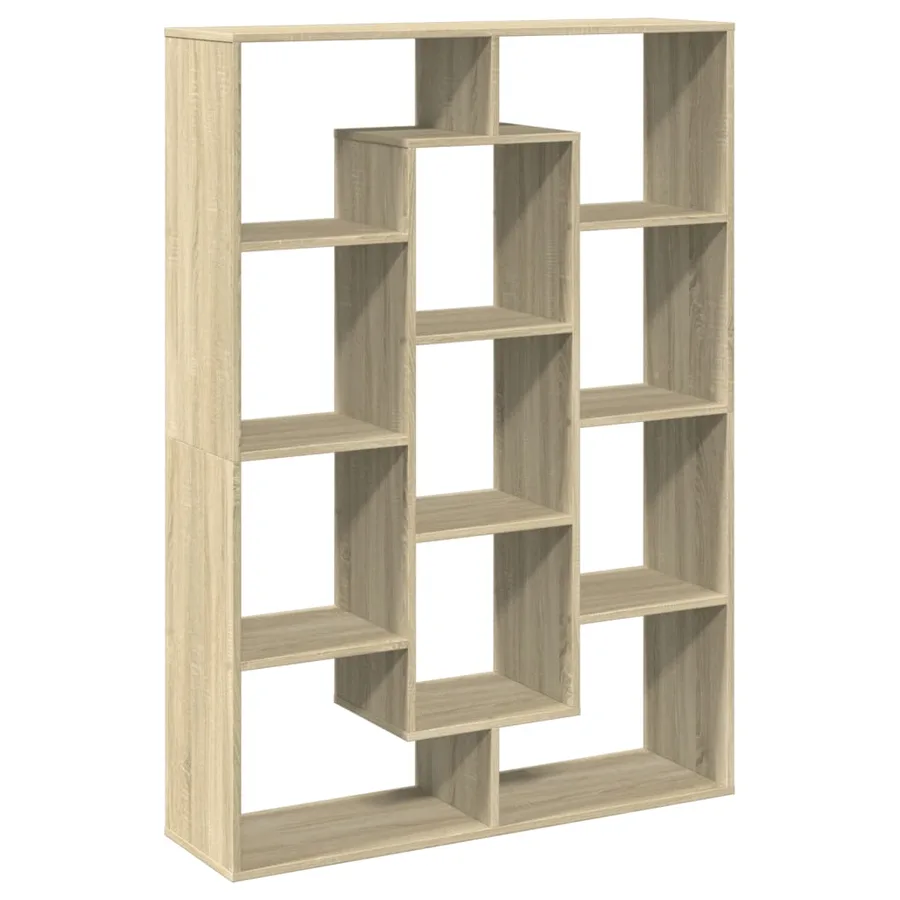 Bibliothèque chêne sonoma 102x29x143 cm bois d'ingénierie - 7