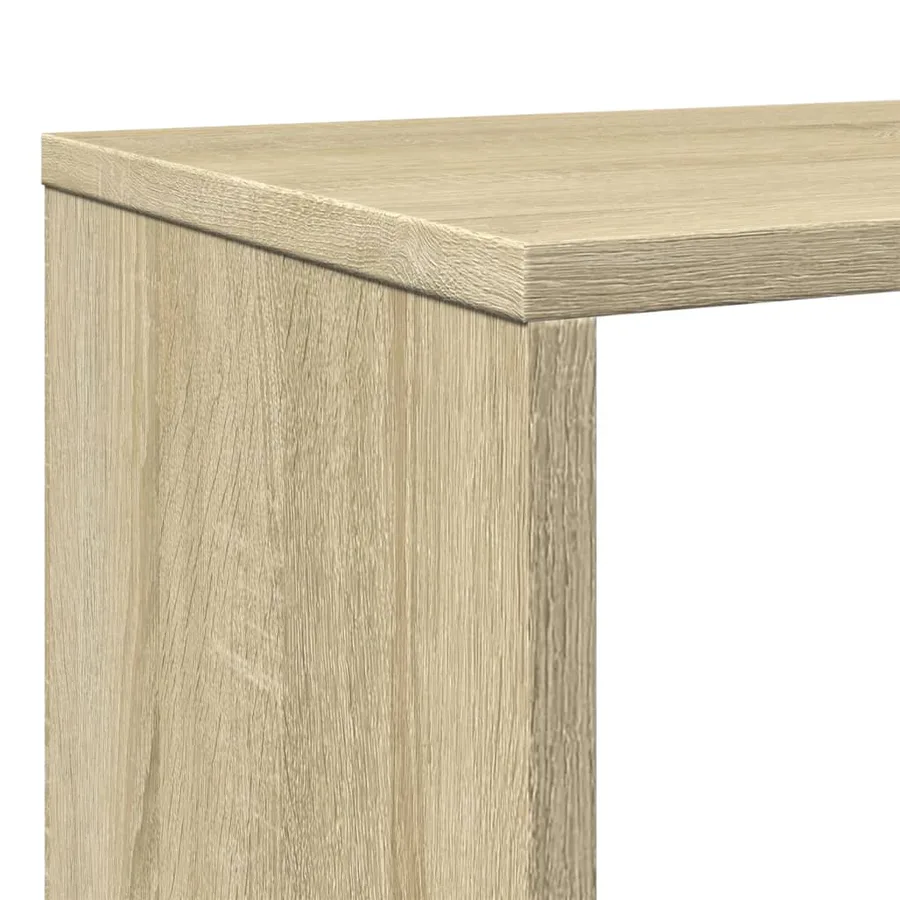Bibliothèque chêne sonoma 102x29x143 cm bois d'ingénierie - 9