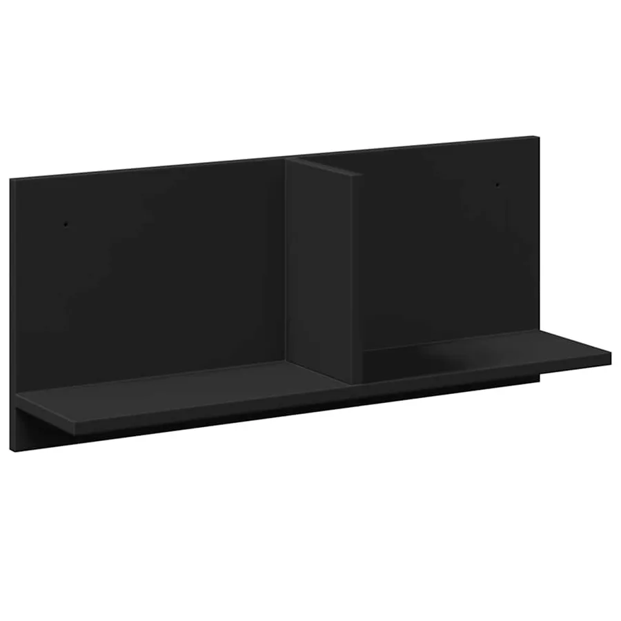 Armoire murale 70x16,5x30 cm noir bois d'ingénierie - 2