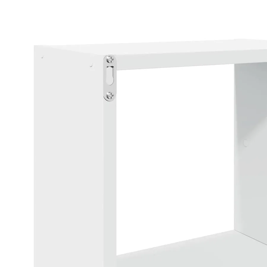 Armoire murale 78x18x71 cm blanc bois d'ingénierie - 9