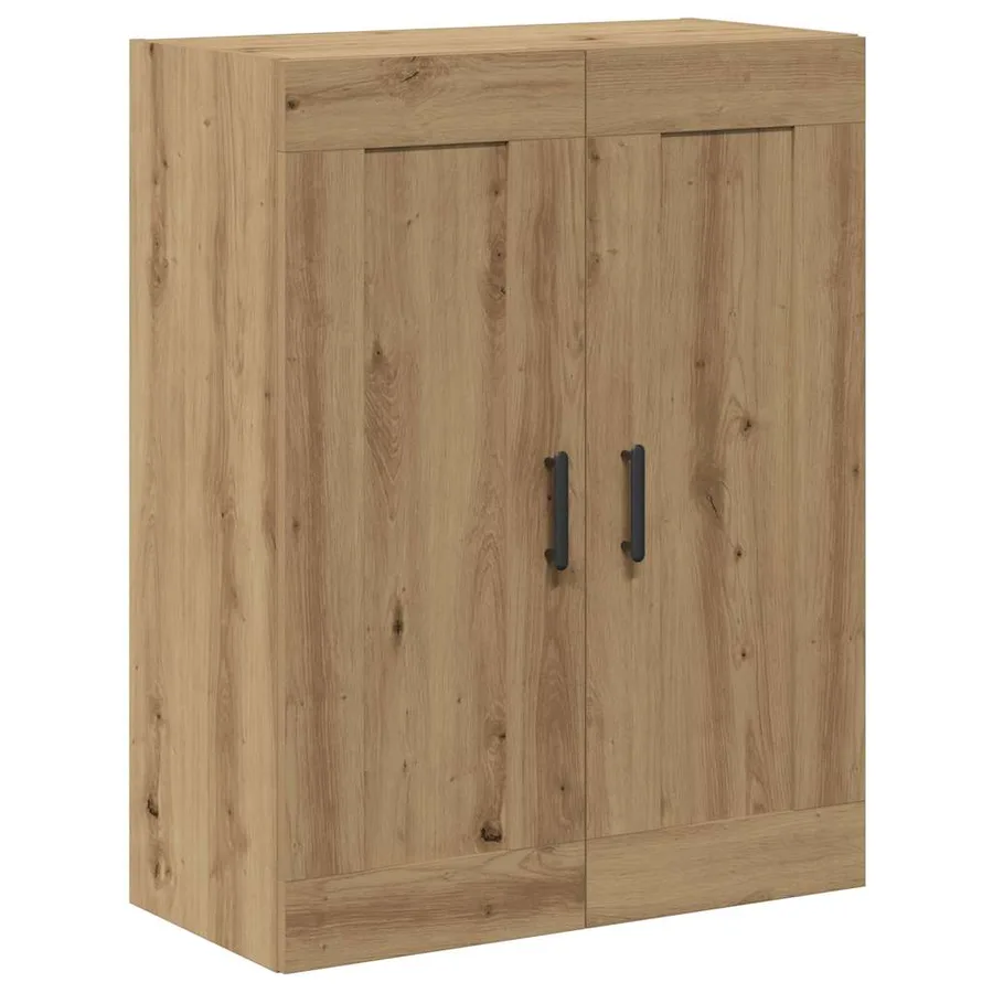 Buffet chêne artisanal 69,5x34x90 cm bois d'ingénierie - 5