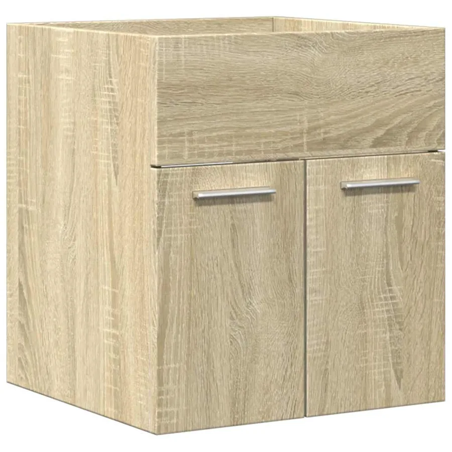 Ensemble de meubles de salle de bain 2 pcs chêne sonoma - 10