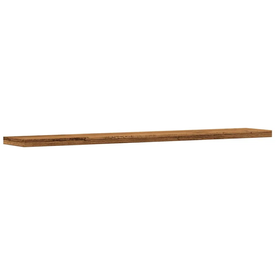 Étagères murales 4 pcs vieux bois 60x20x1,5cm bois d'ingénierie - 4
