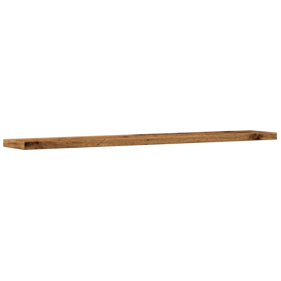 Étagères murales 4 pcs vieux bois 60x20x1,5cm bois d'ingénierie - 6