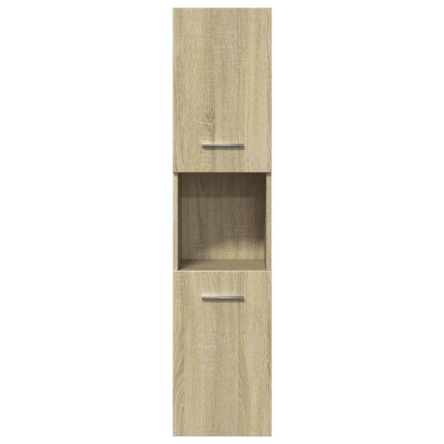 Ensemble de meubles de salle de bain 3 pcs chêne sonoma - 7