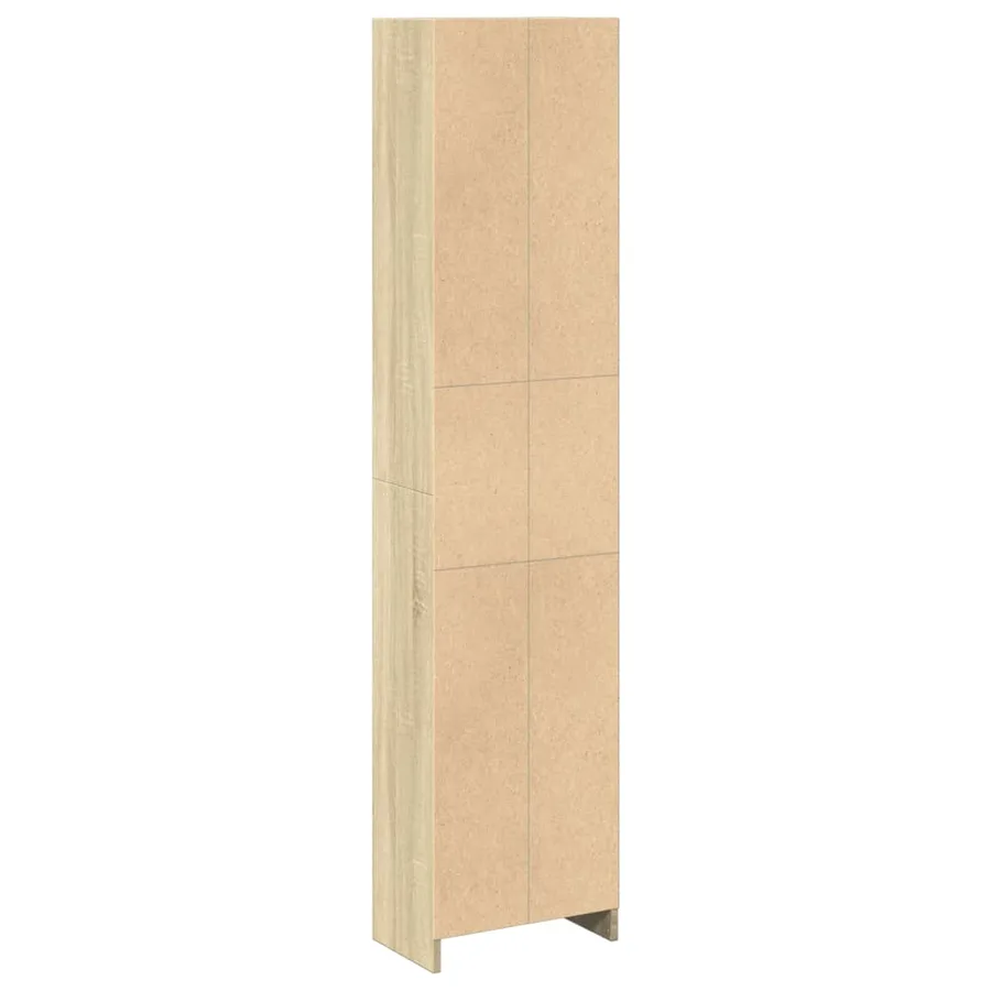 Bibliothèque chêne sonoma 40x24x176 cm bois d'ingénierie - 5