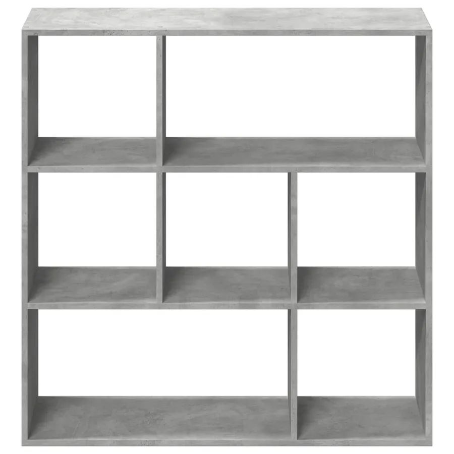 Étagère séparatrice de pièce gris béton 102x29x103,5 cm - 5