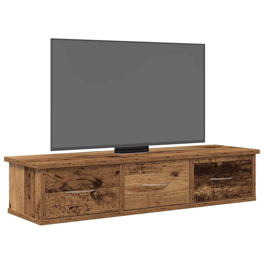 Armoire murale vieux bois 88x26x18,5 cm bois d'ingénierie - 3