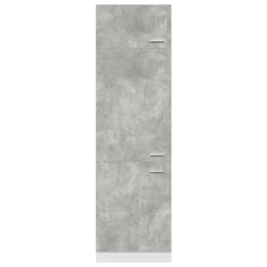 Armoire réfrigérée "Lyon" Gris béton 60 x 57 x 207 cm Bois d'ingénierie - 6