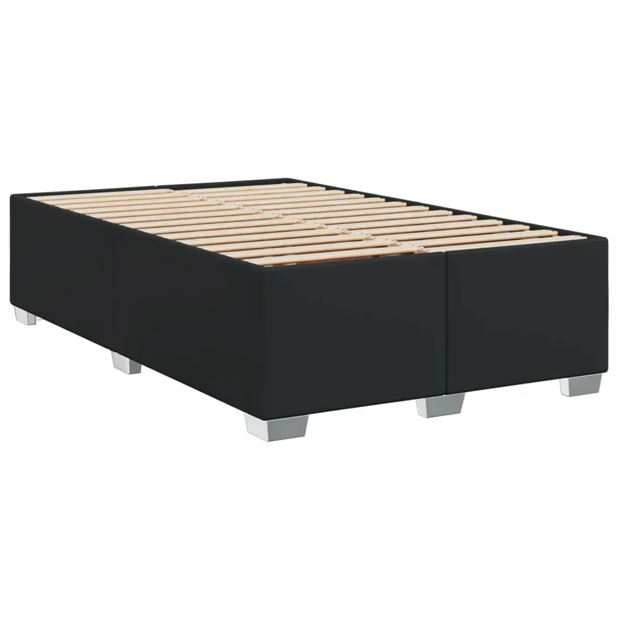 Sommier à lattes de lit matelas Noir 120x200 cm Similicuir - 5